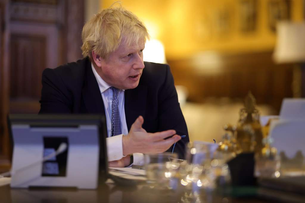 英國首相Boris Johnson四名重要助手紛紛宣布離職。   圖：翻攝自 Boris Johnson推特