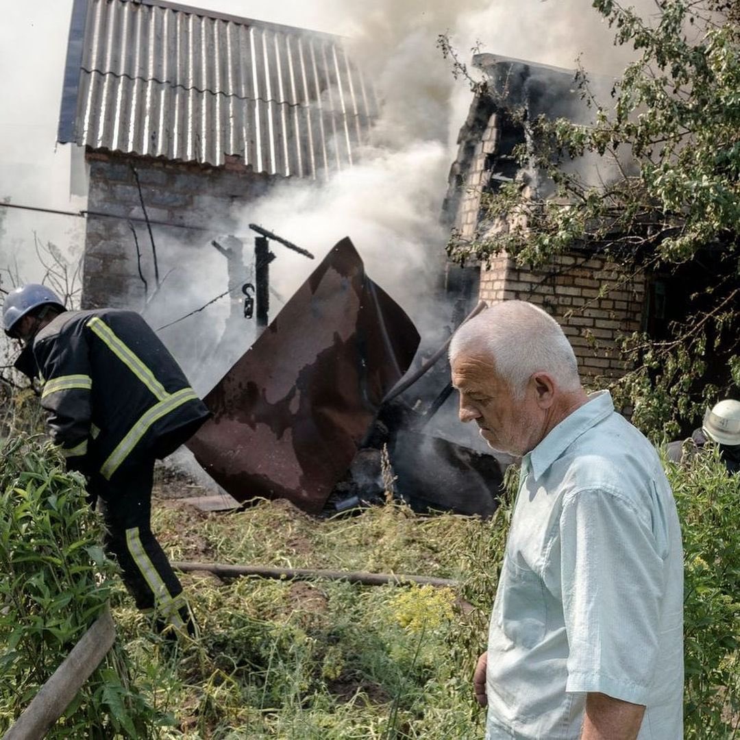 俄軍先前向斯拉夫揚斯克（Slovyansk）附近城鎮發起攻擊   圖: 翻攝自@ukraine_world 推特 