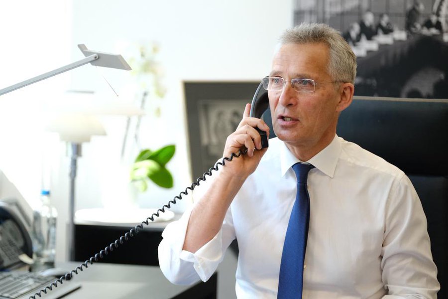 北大西洋公約組織秘書長延斯·史托騰伯格 ( Jens Stoltenberg )。   圖: 翻攝自Jens Stoltenberg @jensstoltenberg 推特 