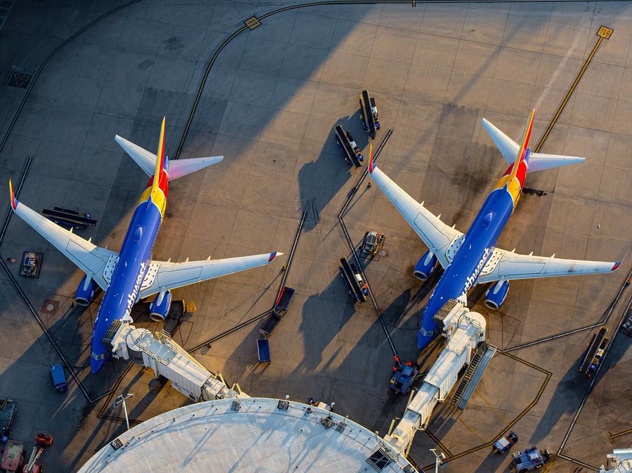 西南航空公司 ( Southwest Airlines )飛機。(示意圖)   圖: 翻攝自 Southwest Airlines 推特 